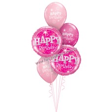 Hot Pink Happy Birthday Bouquet