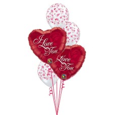 I Love You Rose Heart Bouquet