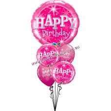 Mega Hot Pink Birthday Bouquet