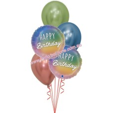 Pastel Rainbow Happy Birthday Bouquet