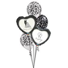 Perfect Pair Damask Bouquet