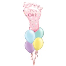 It's A Girl Cute Foot Baby Bouquet