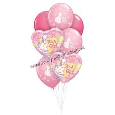 It's a Girl Soft Pony Baby Bouquet