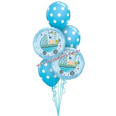 Rachel Ellen Designs Boy Stroller Baby Bouquet