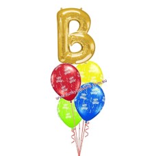 Big Single Letter Birthday (Choose Initial & Colour)