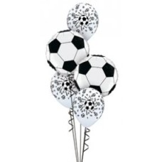 Soccer Balls Balloon Bouquet
