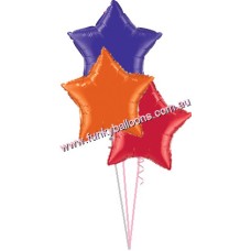 3 x Foil Star Table Bunch
(Float Time 3+ Days)