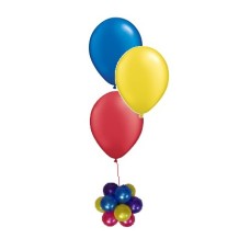 3 Balloon Table Bunch w/ Topiary Weight
(Float Time 3+ Days)