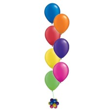 7 Balloon Floor Bunch w/ Topiary Weight
(Float Time 3 Days)