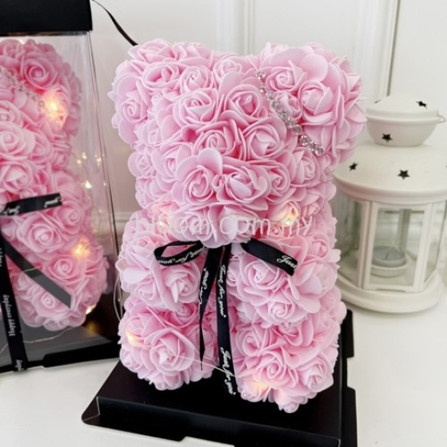 Pink Rose Bear