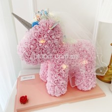 Pink Rose Unicorn