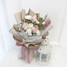 Valentine Special Promotion 02 (12 stalks pink roses) Valentine Special Promotion 02 (12 stalks pink roses)