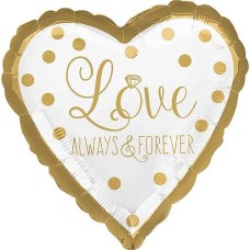 Gold Wedding Foil Balloons