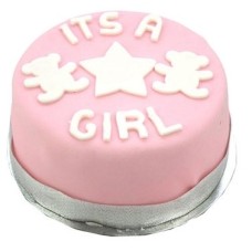 New Baby Girl Cake (10 inch New Baby Girl Cake)
