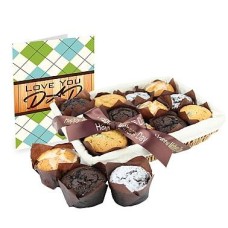 Love You Dad Card and Muffins