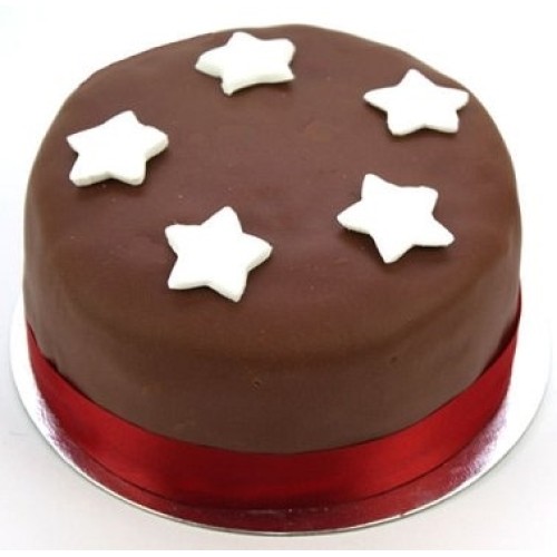 Chocolate Star Cake (8 Inch Chocolate Star Cake)