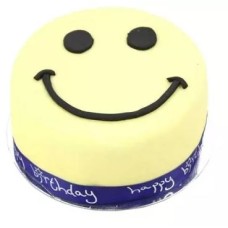 Smiley Celebration Cake For Boy (8 Inch Smiley Celebration Cake For Boy)