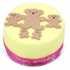 TINY TEDDIES CAKE (8 Inch Tiny Teddies Cake)