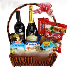 Cheese And Wine Basket