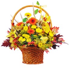 Basket Flowers (DELUXE)