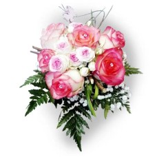 Bouquet With Roses And Diamond (DELUXE)