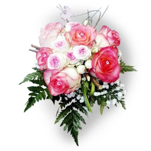 Bouquet With Roses And Diamond (SPECIAL)