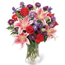 Mix of Flowers in a Pot (Base)
