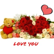 Teddy Bear and Roses (Special)