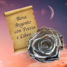 Silver Rose with Poetry