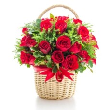 Basket with Red Roses (Base)