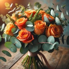 Eucalyptus and Roses (Base)