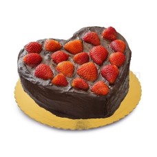 Heart and Strawberry Cake (Base)