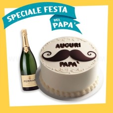 Dad Cake And Sparkling Wine (BASIC)