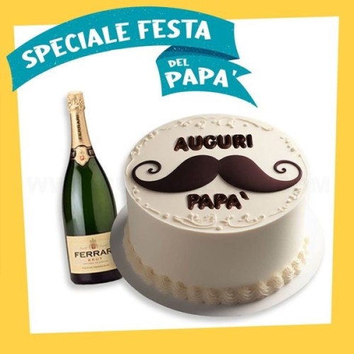 Dad Cake And Sparkling Wine (BASIC)