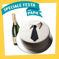 Tie Cake and Sparkling Wine (BASIC)