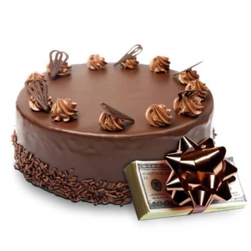 Lari with a Chocolate Cake