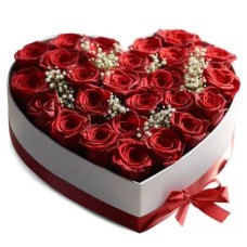 Heart Shaped Rose Bouquet