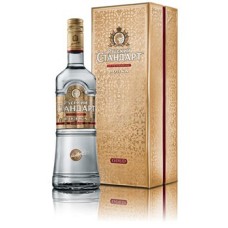 Bottle Of Russian Standard Gold Vodka