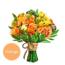 Orange Seasonal bouquet (Small)