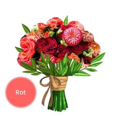 Red seasonal bouquet (Large)