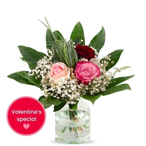 Valentine's Day roses mix