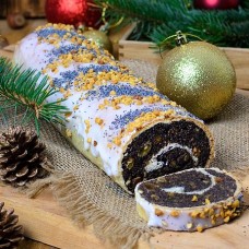 Poppy seed swiss roll