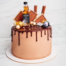 Jack Daniels Whisky Cake (Small)