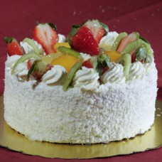 Cream cake with fruit (Large)