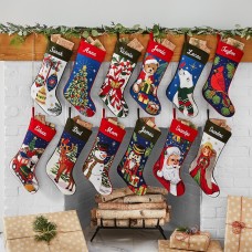 Vintage Needlepoint Stocking Collection