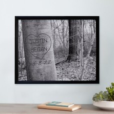 Carved Heart Art Canvas (Canvas (11x14))