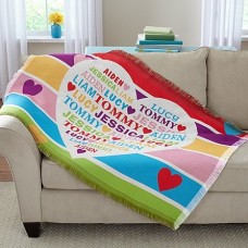 Heart Full Of Love Throw