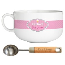 Ice Cream Shoppe Bowl (Bowl & Scoop)