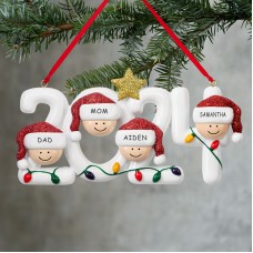 New 2024 Holiday Family Ornament