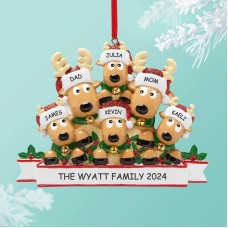 Rocking Reindeer Family Ornament